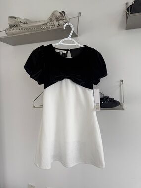 Badgley mishka bow babydoll dress